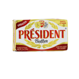 Bơ lạt - Président - French Butter Unsalted 200g | EXP 23/05/2025