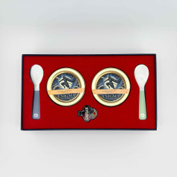 SET 2 - 2 CRYSTAL CAVIAR (30G), 2 SPOONS, 1 OPENER - ENIGMA CAVIAR