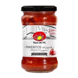 WHOLE PIQUILLO PEPPERS (290G) - PLAZA DEL SOL