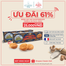 Bánh quy - Les Palets de La Mère Poulard - Pure Butter French Shortbreads 125g