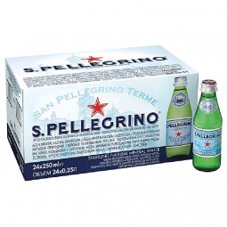 Nước khoáng có ga San Pellegrino 250ml (Hộp 24 chai)