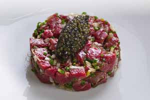 Beef Tartare with Caviar