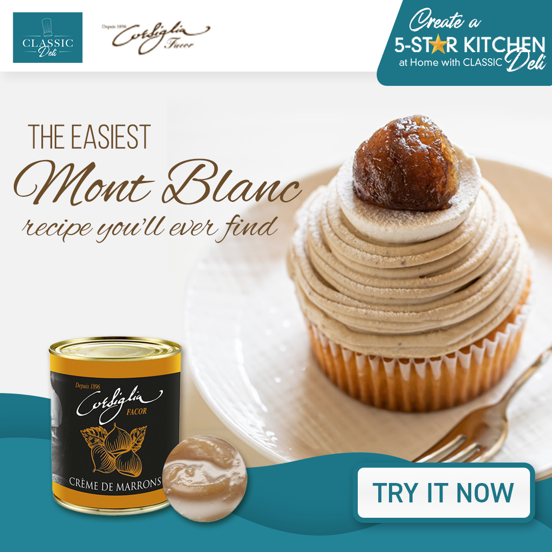 Mont Blanc với Kem Hạt Dẻ