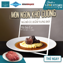 🥩MÓN NGON KHÓ CƯỠNG: MÁ BÒ ÚC HẦM VANG ĐỎ🍷
/𝐸𝑛𝑔𝑙𝑖𝑠ℎ 𝑏𝑒𝑙𝑜𝑤/
Mùa lễ hội đang đến gần, và không gì tuyệt vời hơn khi thưởng thức một món ăn đậm đà, tinh tế như Má Bò Úc Hầm Vang Đỏ. Món ăn mang hương vị ngọt ngào từ thịt bò, quyện cùng vị vang đỏ thượng hạng, chắc chắn sẽ là lựa chọn hoàn hảo cho những bữa tiệc ấm cúng tại gia. 👨‍🍳✨

Để thực hiện món này, Classic Deli giới thiệu hai sản phẩm chất lượng từ những thương hiệu nổi tiếng: 
🥩 Beef Cheek Wagyu (~1KG) từ Stanbroke – với độ mềm mượt đặc trưng của bò Wagyu, từng miếng thịt thấm đẫm gia vị và vang đỏ. 
🥩 Beef Cheeks Pap Off Grass Fed (~1.2KG) từ Midfield – má bò được nuôi thả tự nhiên, cho hương vị nguyên bản và bổ dưỡng, là lựa chọn hoàn hảo cho những ai yêu thích thịt bò hầm truyền thống.

Cùng Classic Deli nâng tầm bữa tiệc gia đình với công thức hầm vang đỏ độc đáo, và đừng quên ghé thăm website của chúng tôi để chọn mua nguyên liệu chất lượng cho món ăn của bạn! 💯

👉 Khám phá ngay công thức Má Bò Úc Hầm Vang Đỏ tại Classic Deli: https://classicdeli.vn/ho-chi-minh/en/recipe/60-braised-australian-beef-cheeks-in-red-wine

👇𝐄𝐧𝐠𝐥𝐢𝐬𝐡 𝐢𝐧 𝐭𝐡𝐞 𝐜𝐨𝐦𝐦𝐞𝐧𝐭 𝐛𝐞𝐥𝐨𝐰👇
----------
𝐂𝐫𝐞𝐚𝐭𝐞 𝟓-𝐒𝐭𝐚𝐫 𝐇𝐨𝐦𝐞 𝐊𝐢𝐭𝐜𝐡𝐞𝐧 𝐰𝐢𝐭𝐡 𝐂𝐥𝐚𝐬𝐬𝐢𝐜 𝐃𝐞𝐥𝐢!
☎️ Hotline: (+84) 909 808 367
⭐ Website: https://classicdeli.vn/
⭐ App iOS: https://bit.ly/Deli-iOS
⭐ App Android: https://bit.ly/Deli-Android
#ClassicDeliVietnam #BeefCheeks #BraisedBeef #WagyuBeef #MidfieldBeef #StanbrokeBeef #RedWineBraisedBeef #FestiveCooking #GourmetAtHome