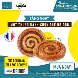 🎉 KHUYẾN MÃI ĐẶC BIỆT TẠI CLASSIC DELI 🎉

TẶNG NGAY 1 THÙNG BÁNH CUỘN QUẾ BRIDOR (60 CHIẾC) cho đơn hàng từ 1,500,000 VNĐ! 🥐✨

🤩 Chỉ cần NHẬP MÃ "𝐁𝐑𝐈𝐃𝐎𝐑" khi đặt hàng, bạn sẽ nhận ngay ưu đãi cực hấp dẫn này! Cơ hội tuyệt vời để thưởng thức bánh cuộn quế thượng hạng từ thương hiệu Bridor danh tiếng.

🔸 Chương trình chỉ áp dụng tại Classic Deli HCM và Hà Nội.
🔸Áp dụng cho tất cả các sản phẩm, kể cả sản phẩm đang giảm giá.
🔸 Khuyến mãi chỉ kéo dài đến khi hết quà tặng. 

⚠️ Lưu ý: Chương trình không áp dụng đồng thời với các ưu đãi khác.

Số lượng quà tặng có hạn, nhanh tay đặt hàng và nhập mã 𝐁𝐑𝐈𝐃𝐎𝐑 để không bỏ lỡ ưu đãi này nhé! 🍴✨

👇𝐄𝐧𝐠𝐥𝐢𝐬𝐡 𝐢𝐧 𝐭𝐡𝐞 𝐜𝐨𝐦𝐦𝐞𝐧𝐭 𝐛𝐞𝐥𝐨𝐰👇
----------
𝐂𝐫𝐞𝐚𝐭𝐞 𝟓-𝐒𝐭𝐚𝐫 𝐇𝐨𝐦𝐞 𝐊𝐢𝐭𝐜𝐡𝐞𝐧 𝐰𝐢𝐭𝐡 𝐂𝐥𝐚𝐬𝐬𝐢𝐜 𝐃𝐞𝐥𝐢!
☎️ Hotline: (+84) 909 808 367
⭐ Website: https://classicdeli.vn/
⭐ App iOS: https://bit.ly/Deli-iOS
⭐ App Android: https://bit.ly/Deli-Android
#ClassicDeliVietnam #Bridor #KhuyenMai #BanhCuonQue #cinnamonroll