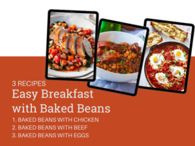 3 Easy Recipe For Breakfast With Baked Beans In Tomato Sauce