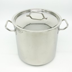 Quantum Pro Deep Stockpot SS 9.5L with Lid (240xH240mm)