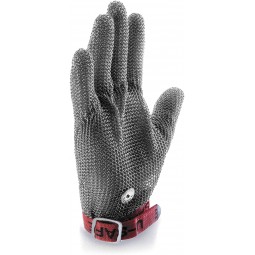 Red Stainless Steel Chainman Glove Lacor 39170 (One piece)
