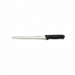 Bread Knife Black Handle 25Cm Cutlery Pro