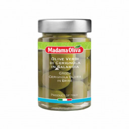 Oliu Cerignola ngâm nước muối - Madama Oliva - Olive Verdi di Cerignola in Salamoia 190-300g