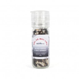 Black Phu Quoc Pepper & Coarse Salt Mix Grinder (70G) - Bac Lieu