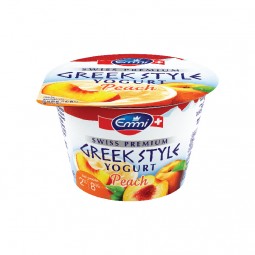 Swiss Greek Yogurt Peach Premium 2% Fat (150G) - Emmi