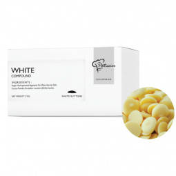 Sô Cô La - White Buttons Compound (5Kg) - Patissier