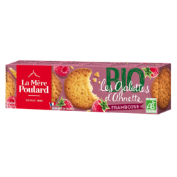 Bánh Quy Mâm Xôi Đỏ - Annette'S Galettes Organic Raspberry (100G) - La Mère Poulard