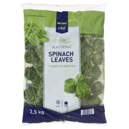 Spinach Leafes Portioned Frz (2.5Kg) - Metro Chef
