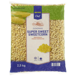 Sweetcorn Supersweet Kernel IQF (2.5Kg) - Metro Chef