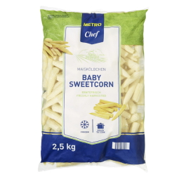 Baby Sweetcorn Cobs IQF (2.5Kg) - Metro Chef