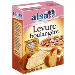 Men làm bánh - Alsa - Levure boulangere Briochin (27,5 g (5,5g x 5))