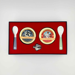 SET 3 - BAERI CAVIAR (50G) + CRYSTAL CAVIAR (50G), 2 SPOONS, 1 OPENER - ENIGMA CAVIAR