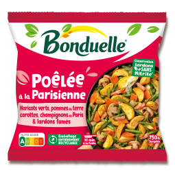 Rau củ hỗn hợp đông lạnh - Bonduelle -  La Poêlée Parisienne 750g