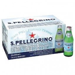 Nước Khoáng Có Ga Tự Nhiên 250ml*24-S.Pellegrino-Sparkling Natural Mineral Water | EXP 11/02/2025