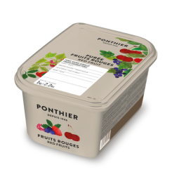 Ponthier - Frozen Puree Red Fruits 10% sugar (1kg)