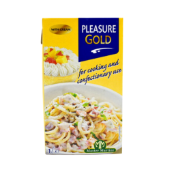 TOPPING CREAM MULTIPURPOSE PLEASURE GOLD 34% (1L) – MASTER MARTINI