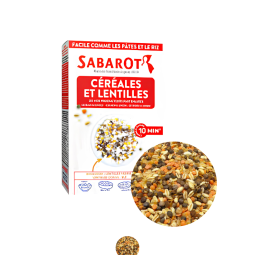 Hỗn Hợp Ngũ Cốc Và Đậu Lăng - Sabarot - Céréales Et Lentilles (Cereals And Lentils) 400G