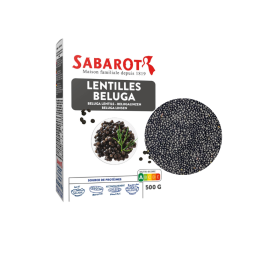 Hạt Đậu Lăng Đen - Sabarot - Lentilles Beluga (Beluga Lentils) 500G