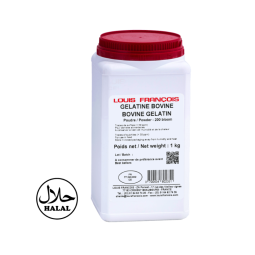 BOVINE GELATIN 200 BLOOM HALAL(1KG) - LOUIS FRANCOIS