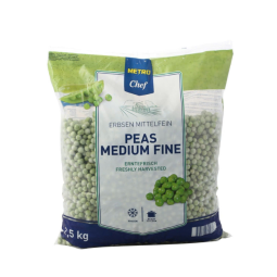 Đậu Hà Lan(đã chần) đông lạnh- Peas Medium Fine(2.5Kg) - Metro Chef