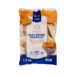 HASH BROWN TRIANGLES FROZEN (2.5KG) - METRO CHEF