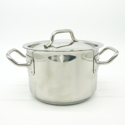 Quantum Pro High Stockpot SS 3L with Lid (180xH120mm)