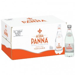 San Pellegrino - Acqua Panna PET 500ml (Pack of 24 bottles)