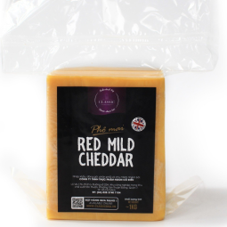 Red Mild Cheddar Block (1kg) Mc Lelland - CTR