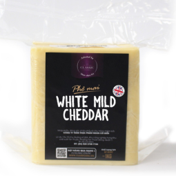White Mild Cheddar Block - Eco Friendly packaging  (1kg)