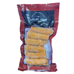 Xúc xích gà - 100% Chicken Breakfast Sausage Frz 30G (~1Kg) - Dalat Deli