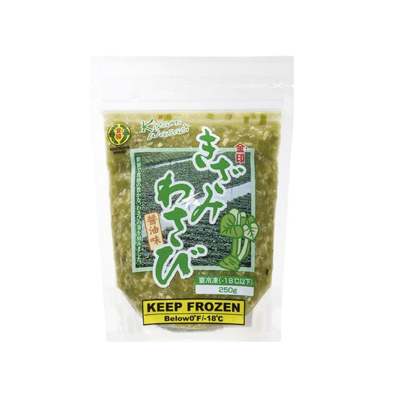 Wasabi băm - Wasabi Chopped Frz Kinjirush (250G) - Sanriku