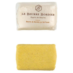 Churned Butter Salted With Smoked Salt (125g) - Bordier