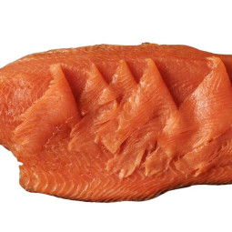 Cá Hồi Đại Tây Dương Xông Khói Nguyên Miếng (~1kg) – Food Company – Thịt Cá Mềm, Thơm Khói Tự Nhiên