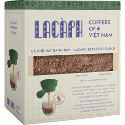 Cà Phê Xay - Signatures Espresso Blend 80% Arabica 20% Robusta Ground Coffee (250G) - Lacaph