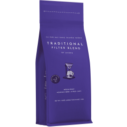 Cà Phê Nguyên Hạt - Traditional Filter Blend 100% Arabica Whole Beans (1Kg) - Lacaph