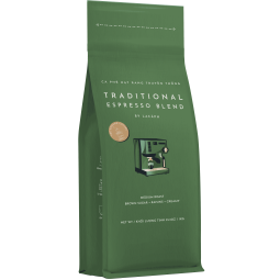 Traditional Espresso Blend 70% Arabica 30% Robusta Ground Coffee (1Kg) - Lacaph