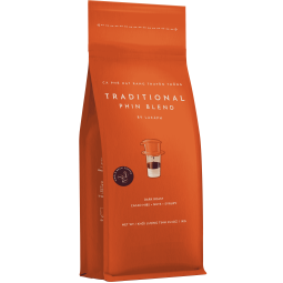 Cà Phê Nguyên Hạt - Traditional Phin Blend 100% Robusta Whole Beans (1Kg) - Lacaph