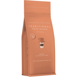 Cà Phê Xay - Traditional Phin Blend 100% Robusta Ground Coffee (1Kg) - Lacaph