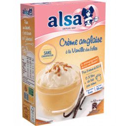 Chế phẩm kem sữa trứng Crème Anglaise - Alsa - Crème Anglaise à la Vanille des Isles (300 g)