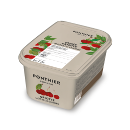 Ponthier - Frozen Puree Morello Cherry 10% sugar (1kg)